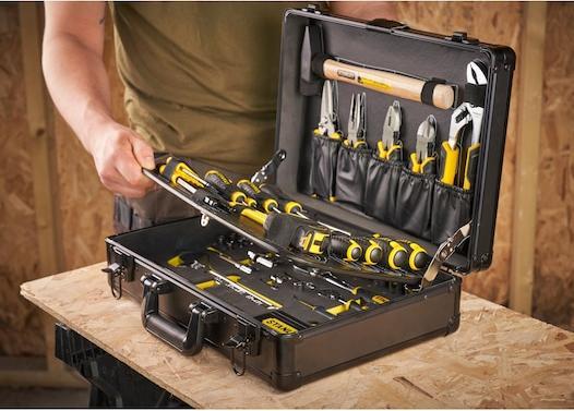 Actual product image DeWalt Universal tool set in aluminium case, 119 pcs. (119 pieces)