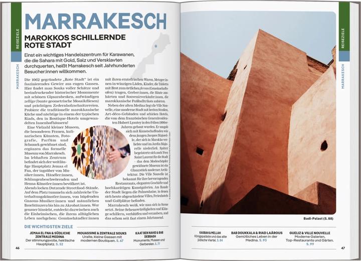 Image du produit Reiseführer Marokko (Allemand, Sally Kirby, Sarah Gilbert, Mandy Sinclair, Tara Stevens, Helen Ranger, 2024)