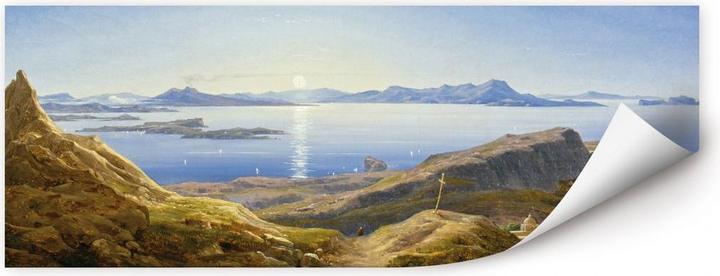 Actual product image Trenddeko Coastal landscape on the Gulf of Naples (120 x 50 cm)