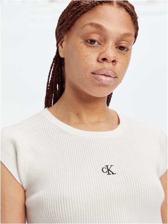 Produktbild Calvin Klein Jeans Open Back Tied Knitted Crop Top - 123149 (M)