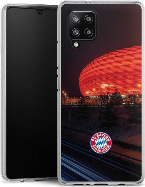 Actual product image DeinDesign Silikon Hülle für Samsung Galaxy A42 5G Handyhülle Case Smartphone Schutzhülle FC Bayern München (Samsung Galaxy A42 5G)