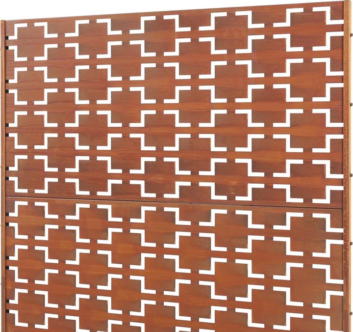 Produktbild Casa.Pro Trennwand Basciano Cortenstahl 180x120 cm Edelrost (180 x 120 x 40 cm)