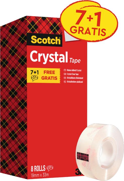 Scotch Crystal Klebeband Vorteilspack (19 mm)
