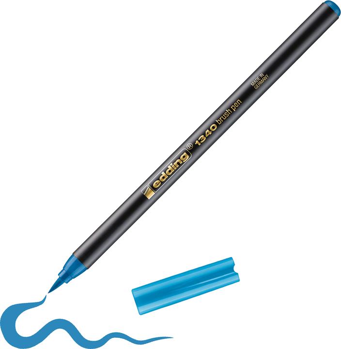 Actual product image Edding Brushpen 1340 (Light blue, 1 x)