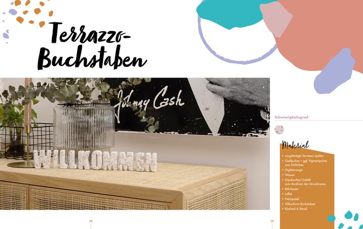 Actual product image Terrazzo-Dekoideen einfach selber giessen (German, Jennifer Dargel, 2023)