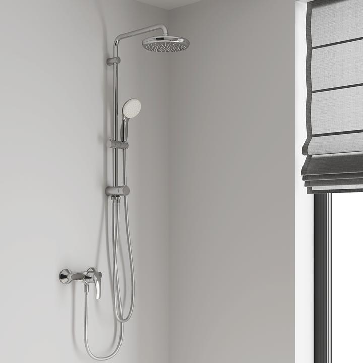 Actual product image Grohe Tempesta System 210 Flex shower system with changeover