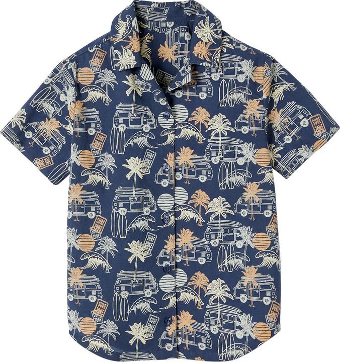 Actual product image Vertbaudet Boys' Hawaiian shirt with short sleeves (86)