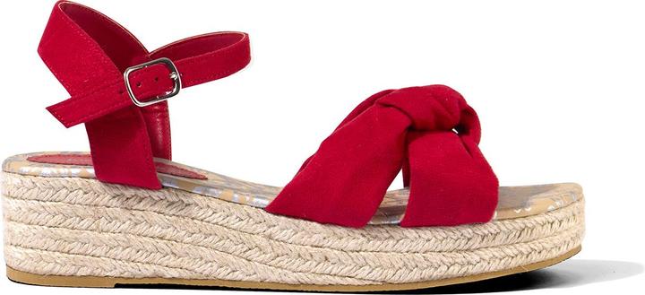 Joe Browns Knot Detail Ankle Strap Platform Espadrille Sandals (38)
