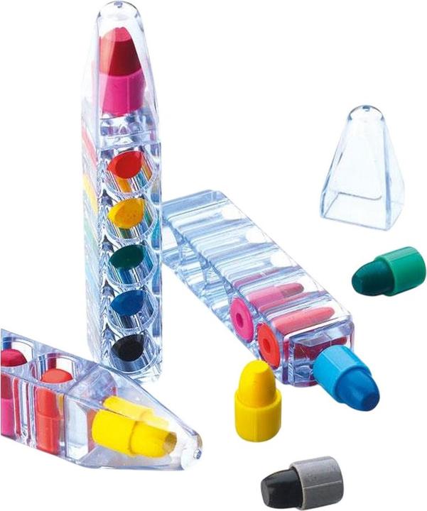 Image du produit MidOcean - Ensemble Crayon à base de cire MAGIC (Transparent, Multicolore, 6 x)