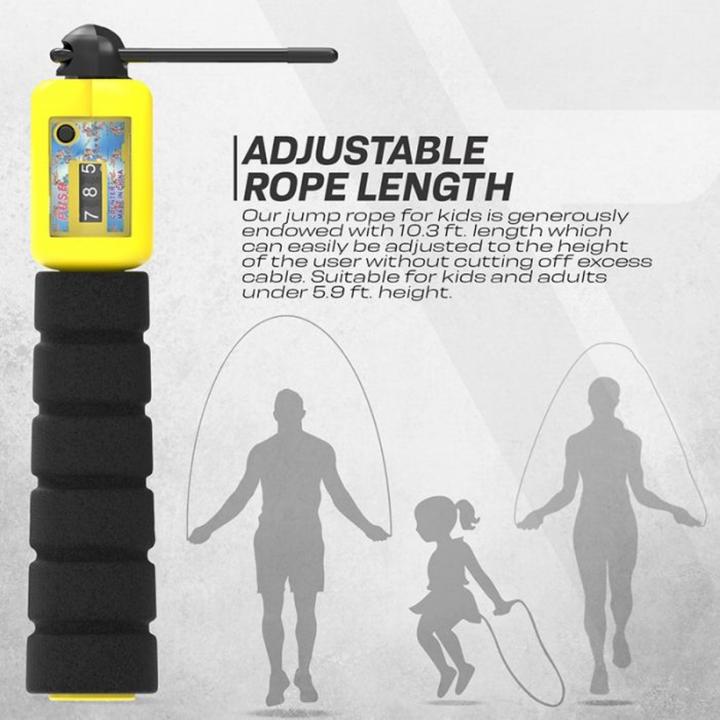 Image du produit Rdx FP Corde À Sauter Réglable De 3m10 Pour Enfants Avec Compteur (310 cm)