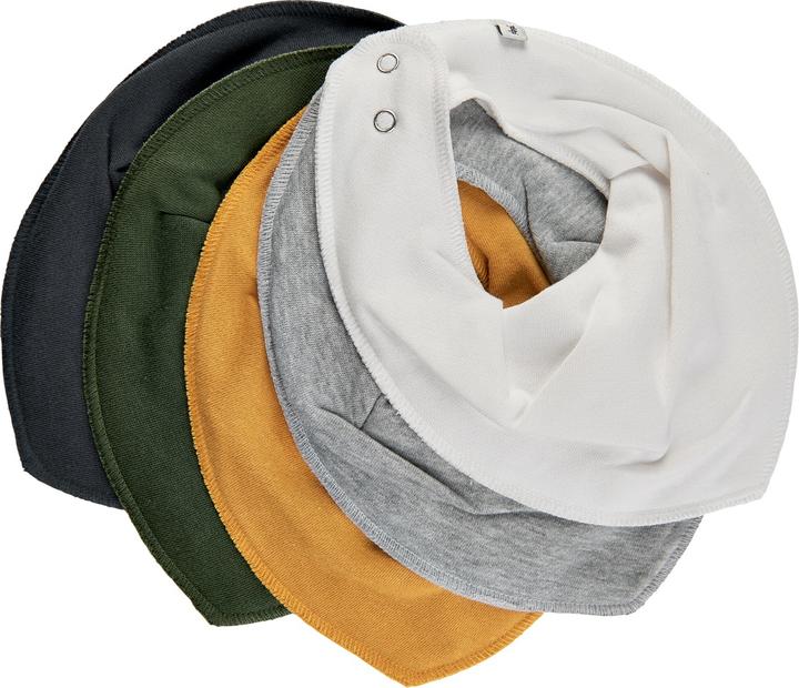 Image du produit Pippi Bandana Bavoir Set 5 pièces White (0 mois)