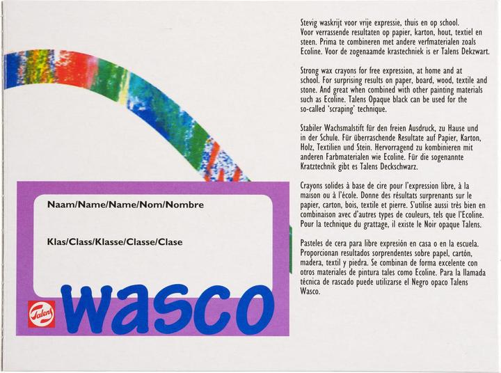 Actual product image Wasco Wax crayons (Sorted, 12 x)