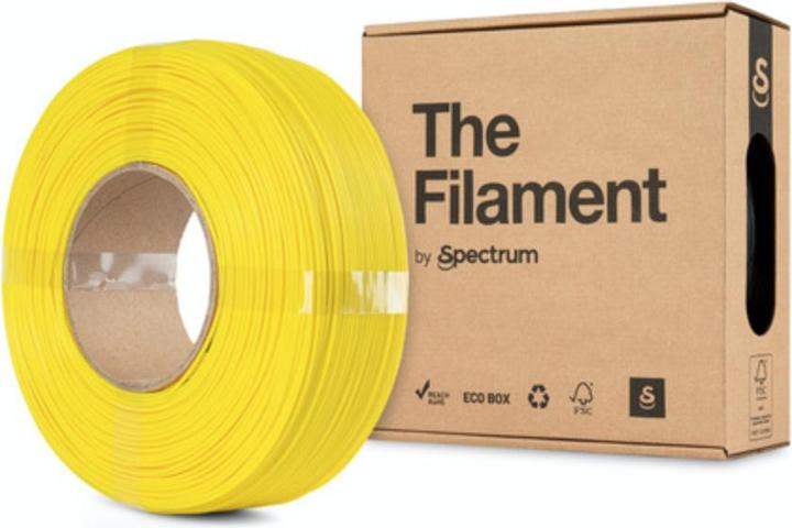 Actual product image The Filament ReFill PLA 1.75mm SORBET YELLOW 1kg (PLA, 1.75 mm, 1000 g, Yellow)
