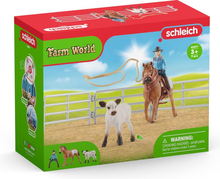 Immagine prodotto Schleich Team Roping con Cowgirl
