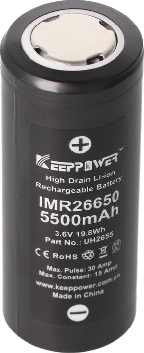 Produktbild Keeppower Akku IMR 26650 (1 Stk., 5500 mAh)