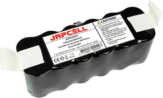 Actual product image Japcell Batterie für Roomba iRobot 500/600/700/800 Serien – 3000 mAh
