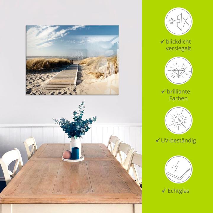 Actual product image Artland North Sea beach on Langeoog - jetty T5RM (30x30 cm)