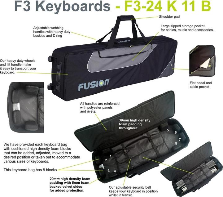 Immagine prodotto Fusion Borsa per tastiera 11 (Tastiera)