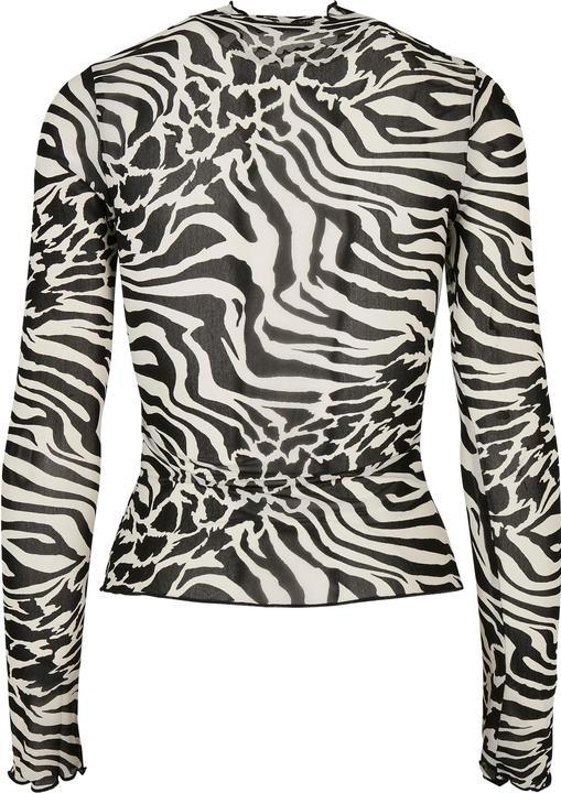 Produktbild Urban Classics Ladies AOP Mesh Turtleneck Longsleeve (XL)