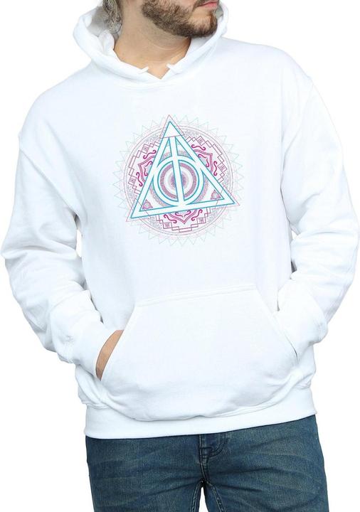 Immagine prodotto Neon Deathly Hallows Felpa con Cappuccio Uomo (S)