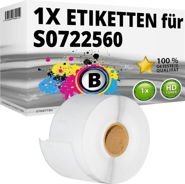 Druckfuxx Etiketten für Dymo 11356 Labelwriter 310 320 330 400 SE 450 Twin Turbo