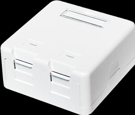 Actual product image LogiLink Keystone surface mount box (Network Accessories)