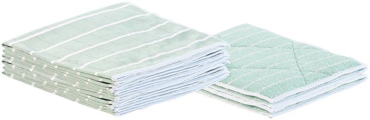 Image du produit Pearl Lot de 10 chiffons de nettoyage en fibre de bambou, 6x 40 x 40 cm et 4x 22 x 19 cm (10 pcs)