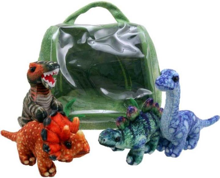 Actual product image The Puppet Company Hide-Away Dinosaur House with Finger Puppem