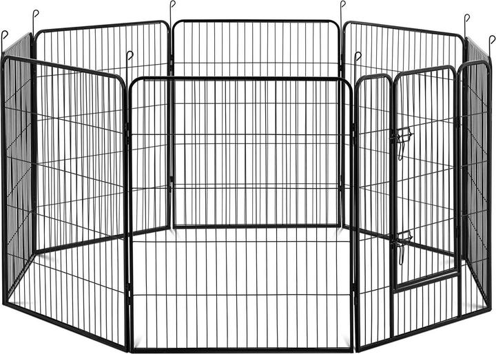 Immagine prodotto Wiesenfield Recinto per cuccioli - Con porta - 8 elementi modulari - Altezza: 100 cm