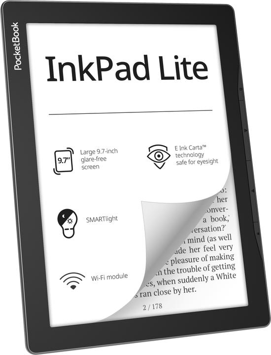 Produktbild PocketBook InkPad Lite (9.70", 8 GB, Mist Grey)