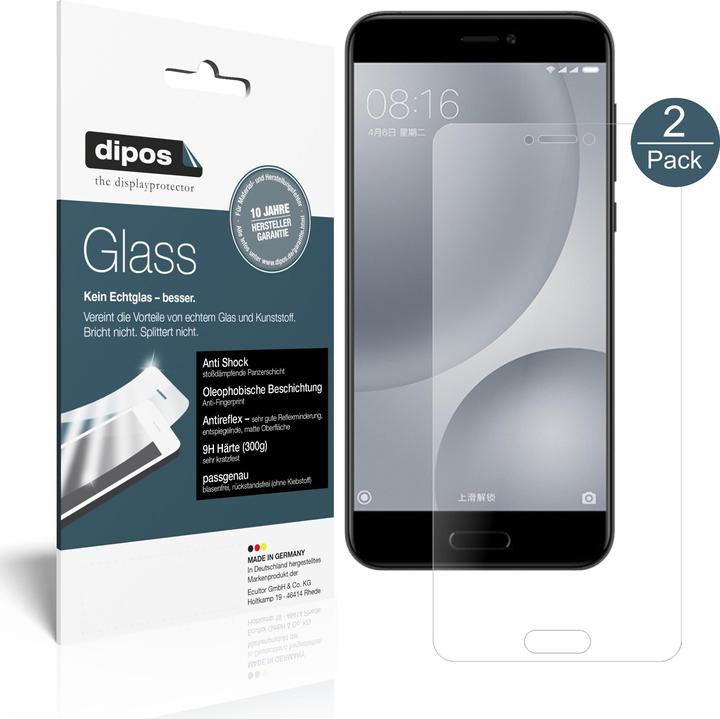 Actual product image Dipos Screen Protector Anti-Shock (2 Piece, Xiaomi Mi 5c)