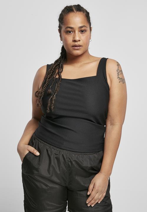 Produktbild Urban Classics Ladies Squard Neckline Rib Top (4XL)