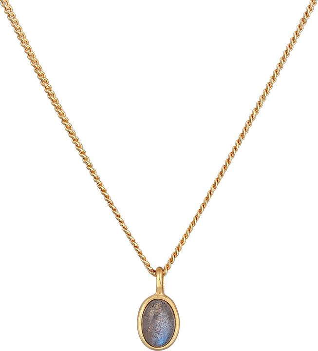 Produktbild Elli Edelsteinkette (375 Gelbgold, Labradorit, 42 cm)