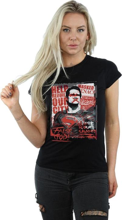 Image du produit T-shirt en coton Femmes/Dames Batman v Superman False God (M)