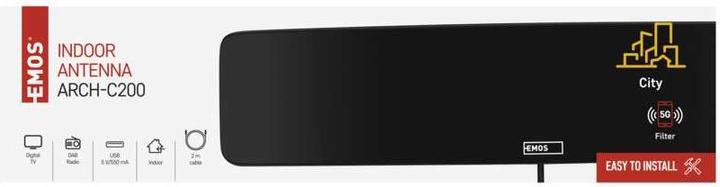 Actual product image Emos J0703 (Indoor antenna, DVB-T / -T2)