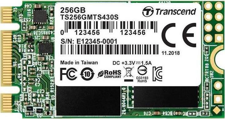 Produktbild Transcend 430S (256 GB, M.2 2242)
