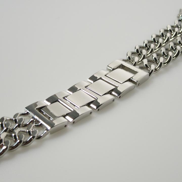 Produktbild PhoneLook Luxuriöses Edelstahl Armband mit unsichtbarem Verschluss (41 mm, 38 mm, 40 mm, Aluminium)