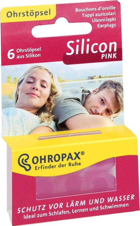 Ohropax Silicone PINK (6 x)