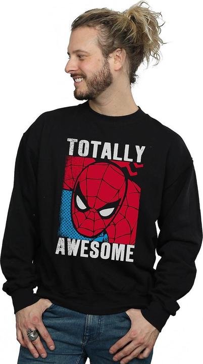 Immagine prodotto Spiderman Felpa uomo in cotone Totally Awesome (M)