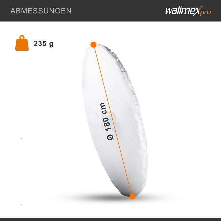Produktbild Walimex pro pro Reflexschirmdiffusor (Schirmreflektor, 180 cm)