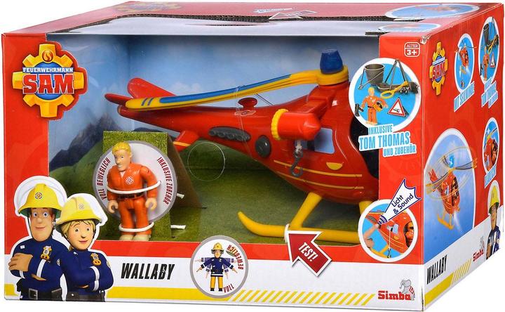 Produktbild Simba Feuerwehrmann Sam Hubschrauber Wallaby inkl.Figur