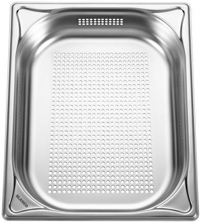 Produktbild Blanco Gastronorm-Behälter GN 1/2 (325 x 265 mm) Rostfreier Edelstahl GN-P 1/2-65 (GN 1/2)