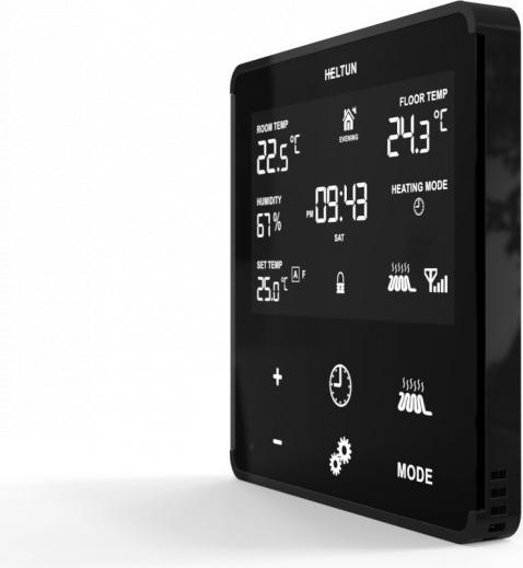 Actual product image Heltun Tested return - - Thermostat for electric heating Z-Wave 700
