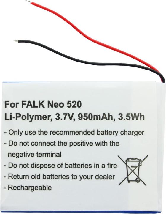 Produktbild AccuCell Akku Falk Neo 520, Neo 520LMU Akku SR404255