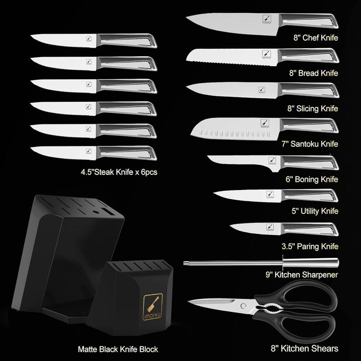 Image du produit Imarku Set de couteaux de cuisine