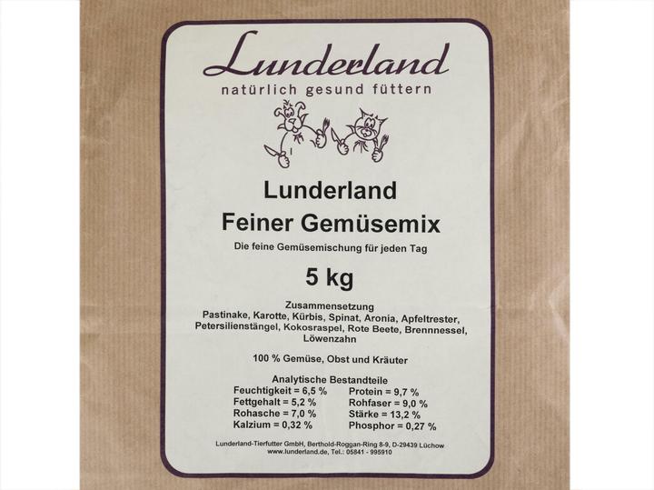 Produktbild Lunderland Gemüsemix fein 5 kg, Nahrungsergänzungstyp: Getrocknet (1 Stk., 5000 g)