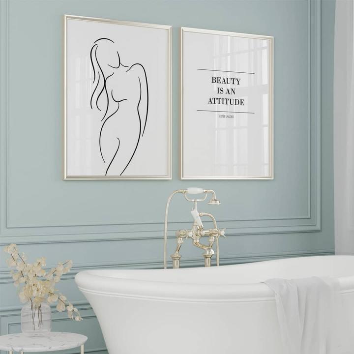 Produktbild Trenddeko Beauty is an attitude (60 x 80 cm)