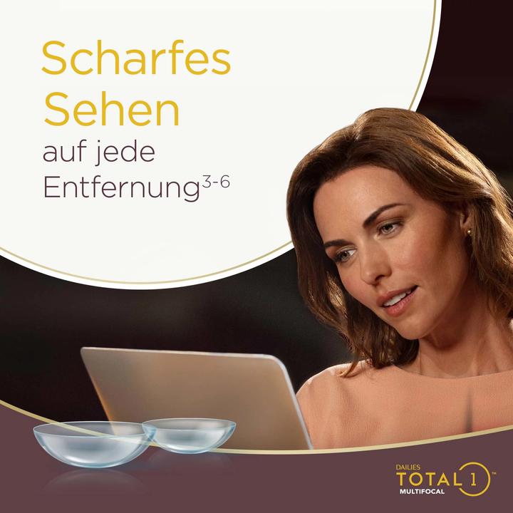 Produktbild Dailies Total1 Multifocal (30 Stück, Tageslinse, Multifokal)