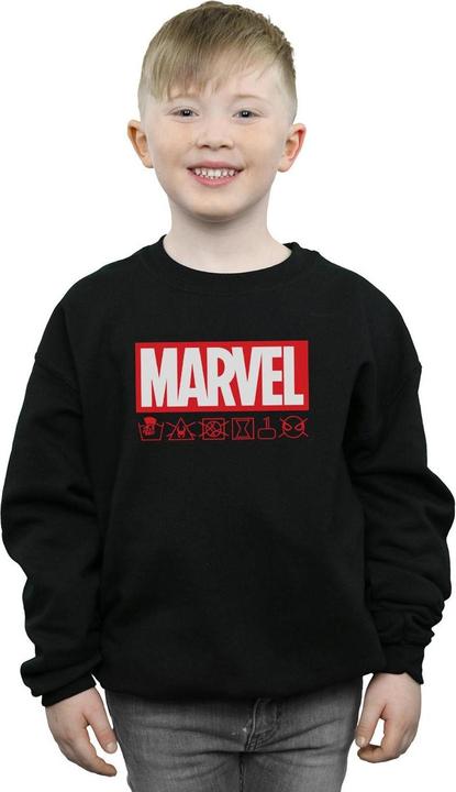 Actual product image Boys Logo Wash Care Sweatshirt (152, 158)