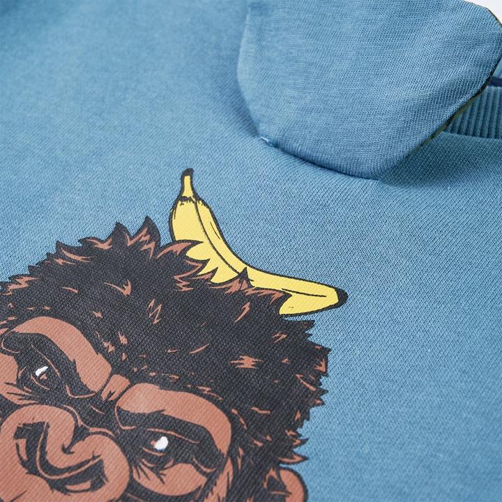 Actual product image VidaXL Children's sweatshirt mid blue 104,Material: 92 % cotton. 8 (104)